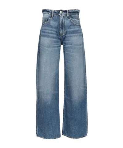 Icon Denim Belt-loop Jeans In Blue