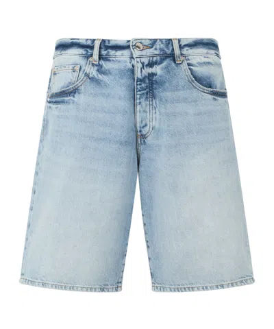 Icon Denim Bermuda Denim Shorts In Blue
