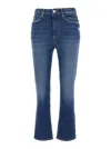 Icon Denim Flared Jeans With Rear Logo Patch In Blue