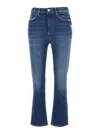 Icon Denim Flared Jeans With Rear Logo Patch In Blue