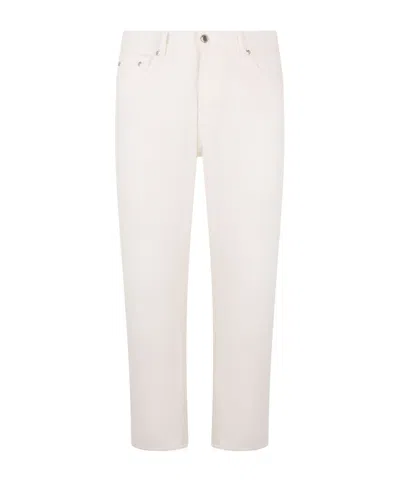 Icon Denim Classic Straight-leg Jeans In White