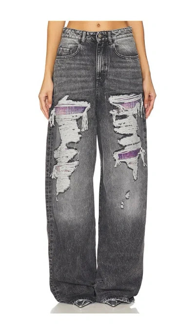 Icon Denim Coco Wide Leg In Black