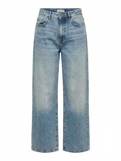 Icon Denim Coco Wide Leg Jeans In Blue