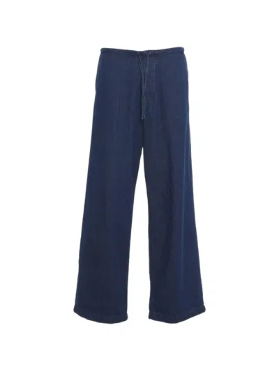 Icon Denim Cody Drawstring Jeans In Blue