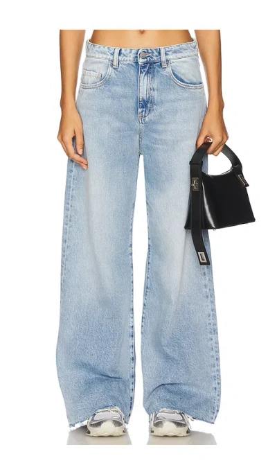 Icon Denim Debby Wide Leg In Denim Light