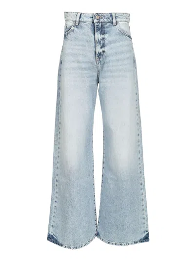 Icon Denim Debby Wide Leg Jean - Medium Waist Jeans Light Blue