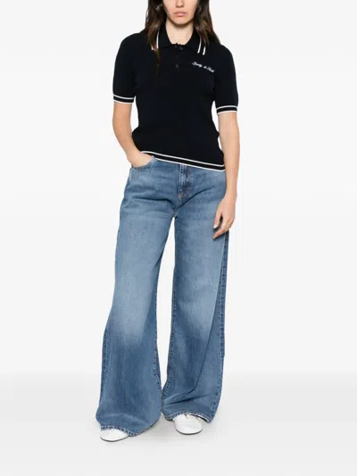 Icon Denim Debby Wide-leg Jeans In Blue