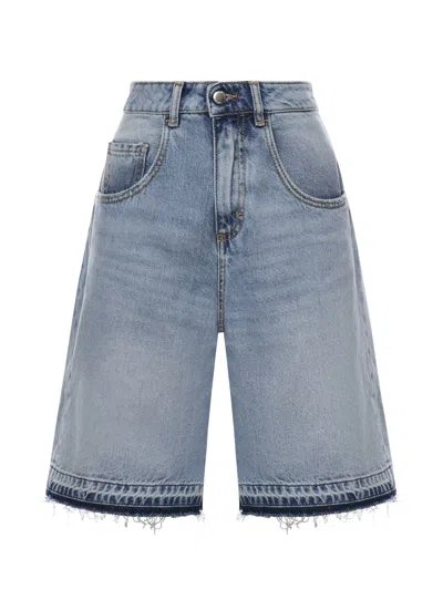Icon Denim Denim Bermuda Shorts In Blue