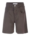 Icon Denim Lea Brown Denim Shorts