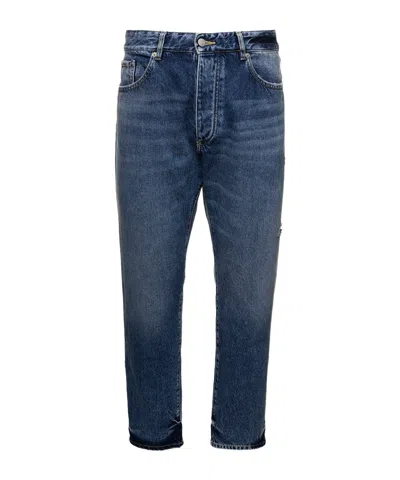 Icon Denim Man Denim Pants Blue Size 36 Cotton