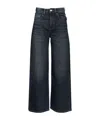 Icon Denim Denim Trousers With Belt Loops In Black