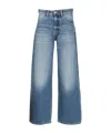 Icon Denim Denim Trousers With Belt Loops In Blue