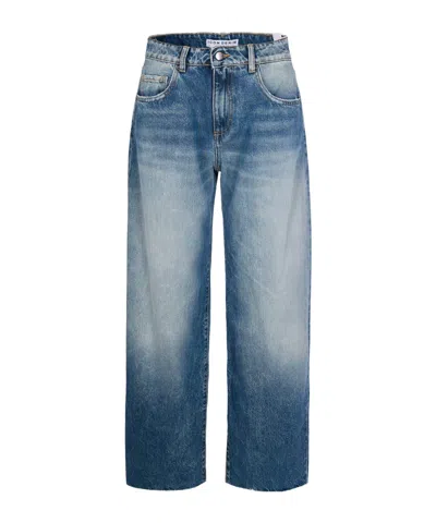 ICON DENIM DENIM TROUSERS WITH BELT LOOPS