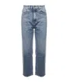 Icon Denim Denim Trousers With Belt Loops In Gray