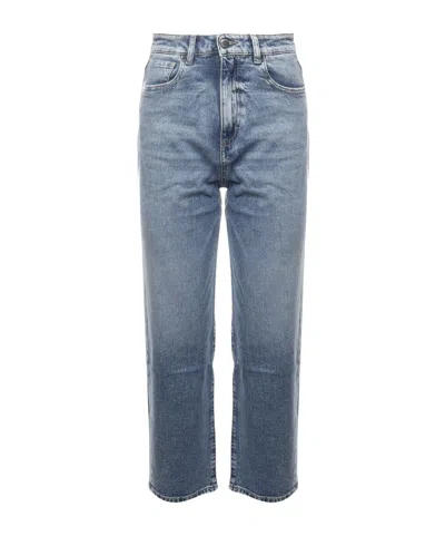 ICON DENIM DENIM TROUSERS WITH BELT LOOPS