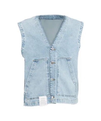 Icon Denim Denim Vest 'kit' In Blue