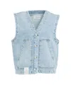 Icon Denim Denim Vest 'kit' In Blue