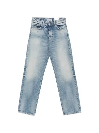 Icon Denim Didy Washed Straight-leg Jeans In Blue