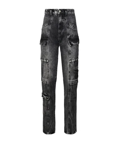 Icon Denim Distressed Denim Trousers