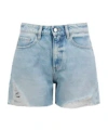 Icon Denim Denim Shorts With Belt Loops In Multi