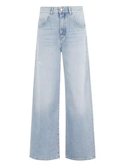 Icon Denim Distressed Jeans In Blue