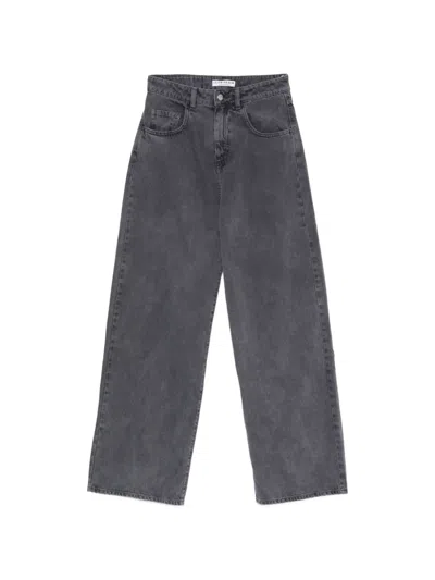 Icon Denim Faded Wide-leg Jeans In Multi