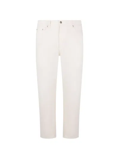 Icon Denim Five-pocket Jeans In White