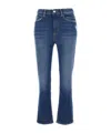 Icon Denim Flared Jeans With Rear Logo Patch