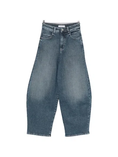 Icon Denim Ginny Wide-leg Jeans In Blau