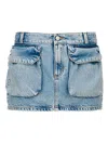 Icon Denim Gio Mini Skirt In Blue
