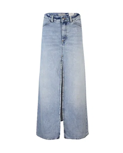 ICON DENIM SANDY BLUE DENIM SKIRT