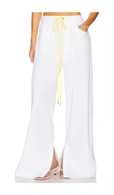 Icon Denim Gracy Wide Leg Jogger In White