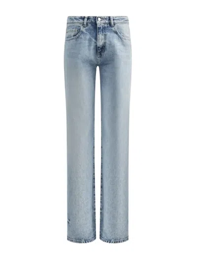 Icon Denim Iris Straight-leg Jeans In Blue