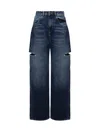 Icon Denim Poppy Jeans Cut-out Details In Blue