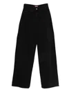 Icon Denim Wide-leg Jeans In Black