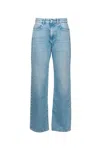 Icon Denim Logo Denim Jeans In Blue