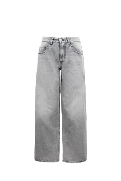 Icon Denim Jeans In Light Gray