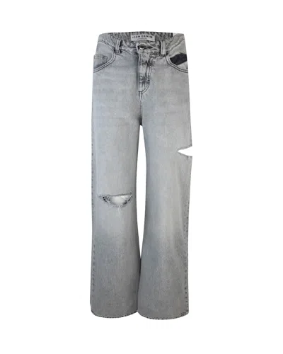 Icon Denim Jeans Poppy In Denim Grigio In Gray