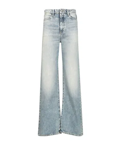 Icon Denim Jeans With Belt Loops In Blue