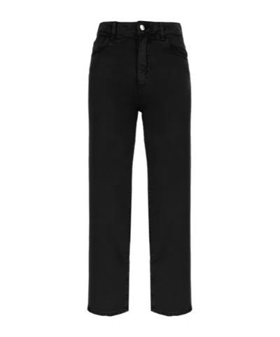 Icon Denim Jeans With Belt Loops In Black