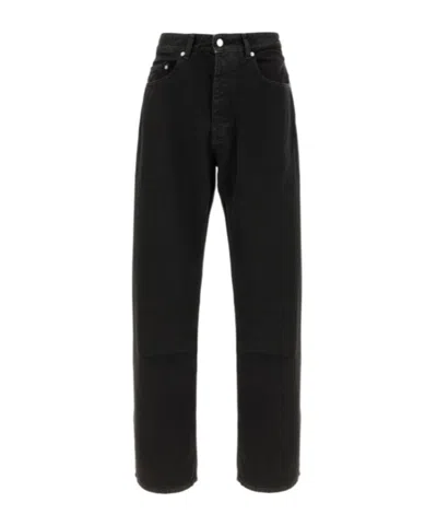 Icon Denim Jeans With Belt Loops In Black