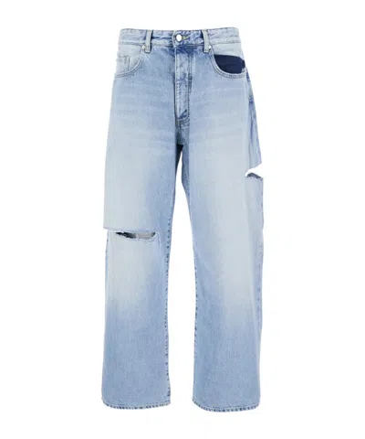 ICON DENIM ICON DENIM CUT OUT WIDE LEG JEANS