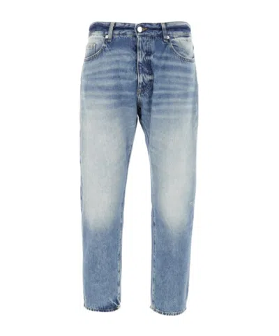 Icon Denim Jeans With Belt Loops In Blue