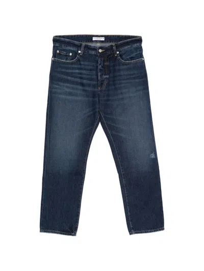 Icon Denim Josh Loose-fit Cropped Jeans In Blue