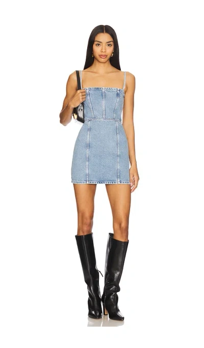Icon Denim Judy Mini Dress In Sky