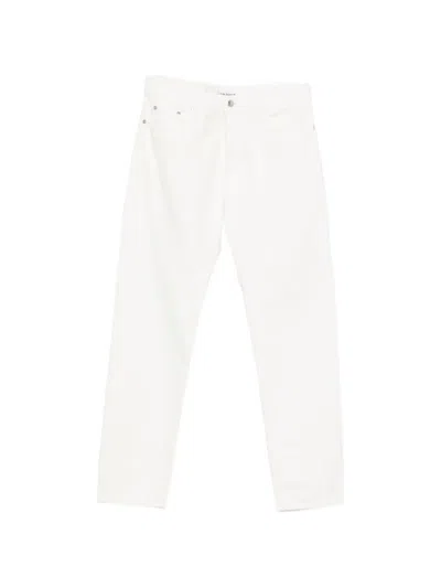 Icon Denim Kanye Belt-loop Trousers In White