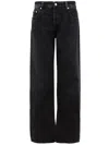 Icon Denim Belt-loop Jeans In Black