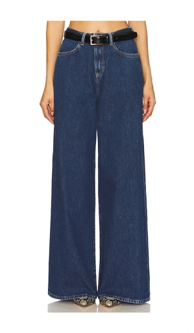 Icon Denim Kendall Wide Leg Jeans In Blue