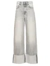 Icon Denim Kiki Wide-leg Jeans In Gray