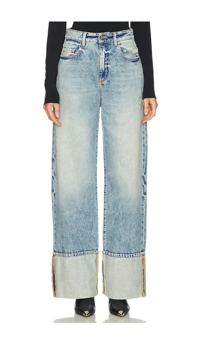 Icon Denim Kiki Wide Leg Jeans In Denim Medium